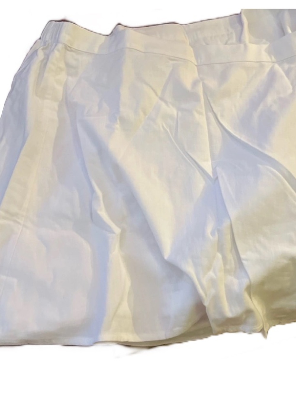 Crisp White Mini Skirt